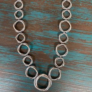 David Yurman 18” Sterling Infinity Necklace